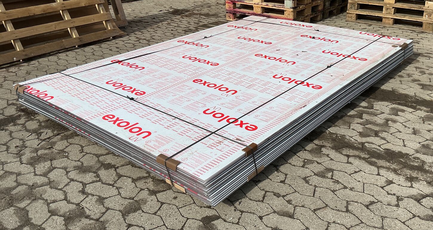 Exolon klar 10 mm 205 x 305 cm
