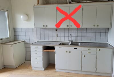 Malet 60'er køkken