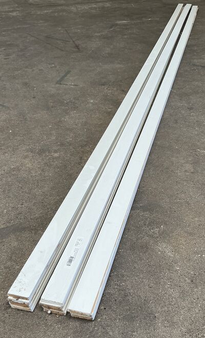 9x43 mm Forkantslister Fyr Hvid - 30 m