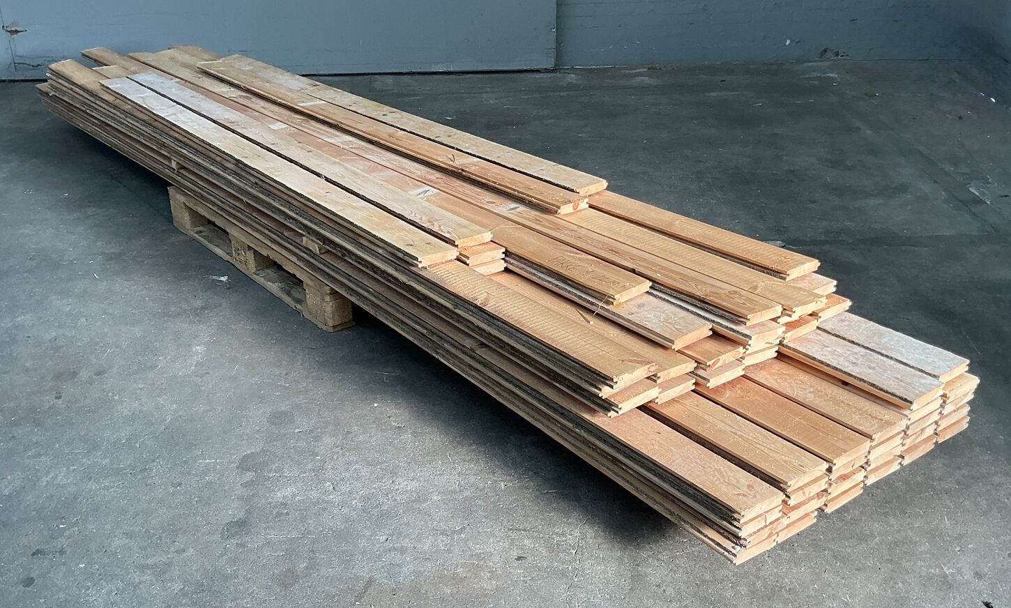 Brugte gulvbrædder i fyr, 20m2, 11,3 cm