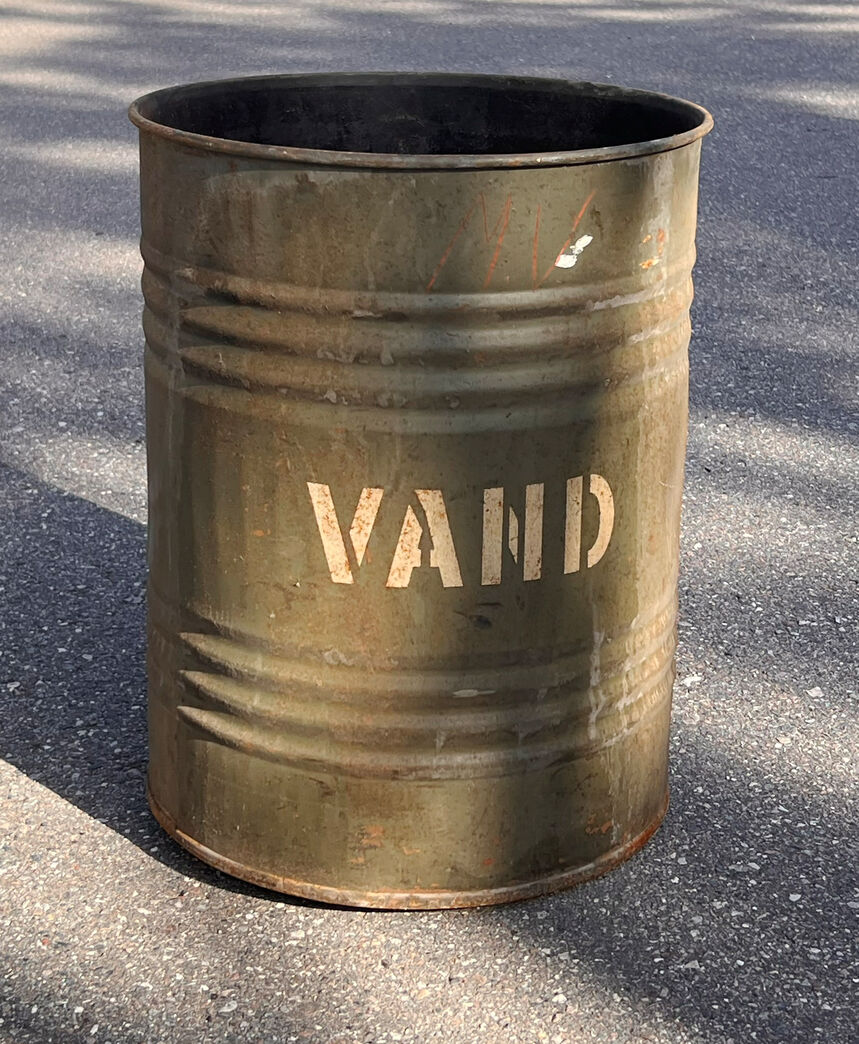 Gammel vandtønde Ø 48 cm