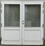 Dobbelt yuderdør med termoglas