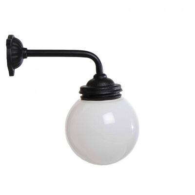 Gårdlygte med glaskuppel (kort model)