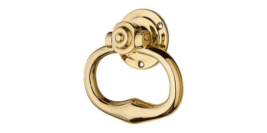 Dørhammer i messing