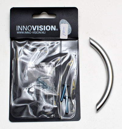 Greb i mat krom stål - 96 mm.