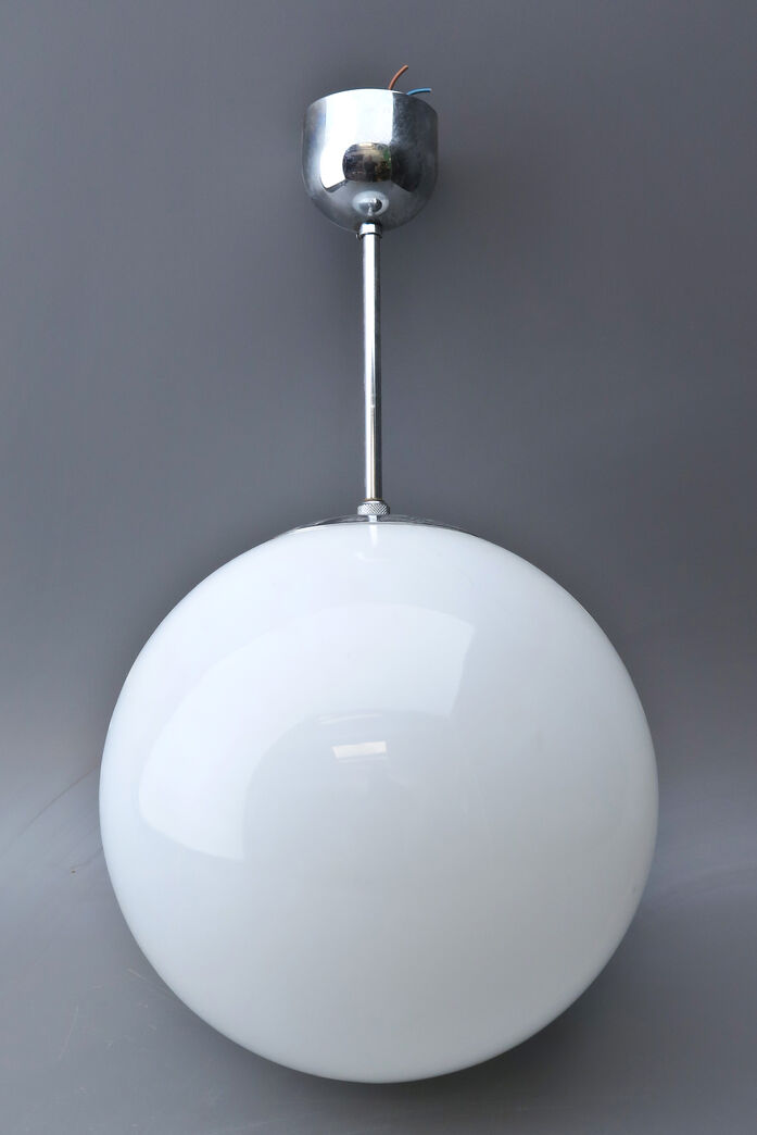 Kuglependel Ø 30 cm - mat og klart glas