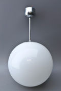 Kuglependel Ø 30 cm - mat og klart glas