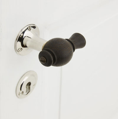 Trægreb til gammel dør - Parvus i røget eg