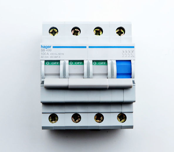 Hager Automatsikring 4-pol 100A - NY!! Hager Automatsikring 4-pol 100A - NY!!