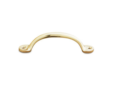 Møbelgreb i messing 100 mm