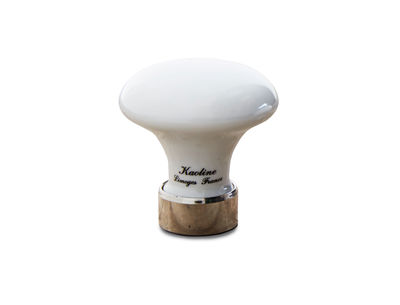 35 mm - Porcelænsknop med kromfod