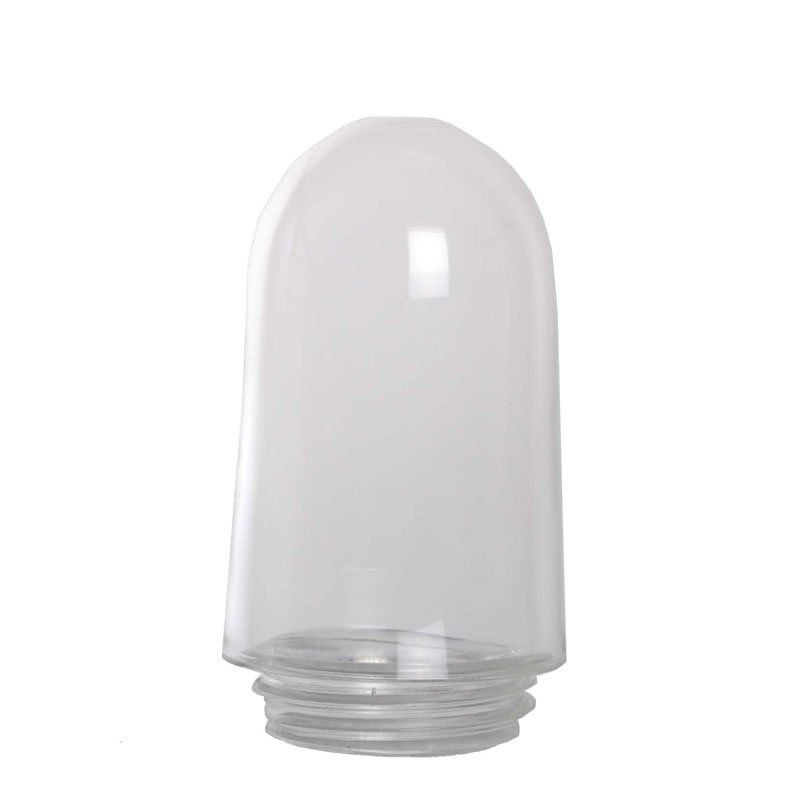 Glaskuppel i klart glas