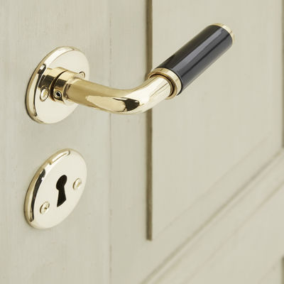 Funkisgreb messing - sort bakelit