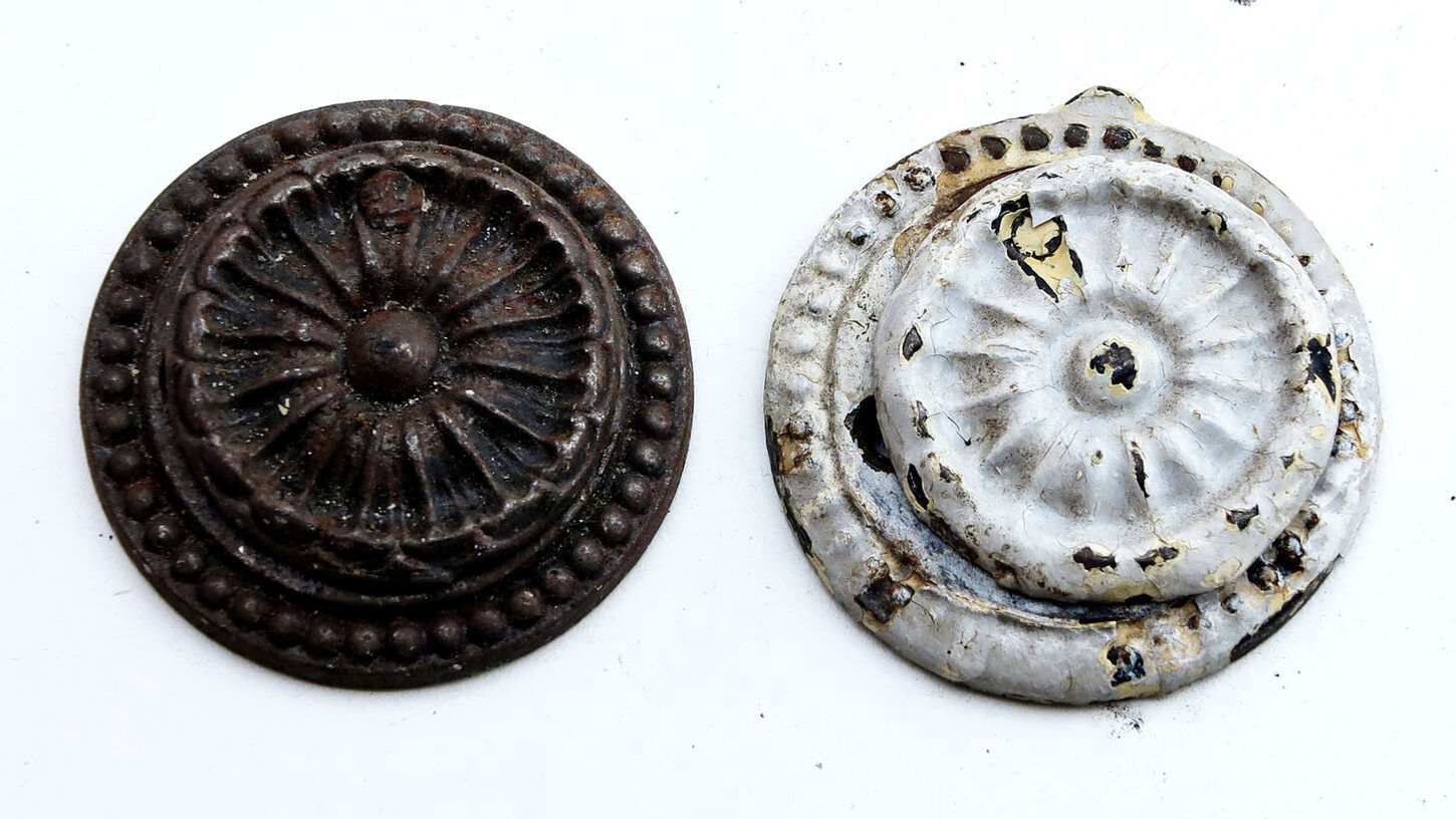 Nøgleskilte i støbejern - flad model