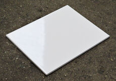 Johnson flise, hvid rektangulær 25x20cm