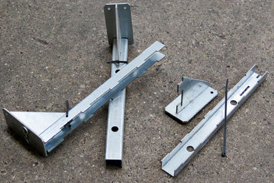 Vinduesmontagebeslag til teglstensvæg 29 cm