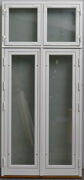 Terrassedør med koblet ramme - 256,8 cm