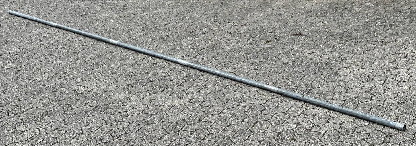 Galvaniseret stålrør 5 meter Ø 42 mm