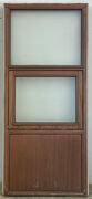 Termovindue med matteret glas