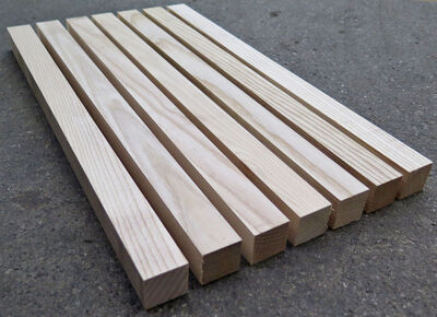 Asketræsstave 32x32x500mm