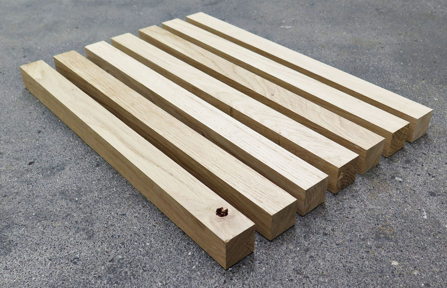 Egetræsstave 32x32x400mm