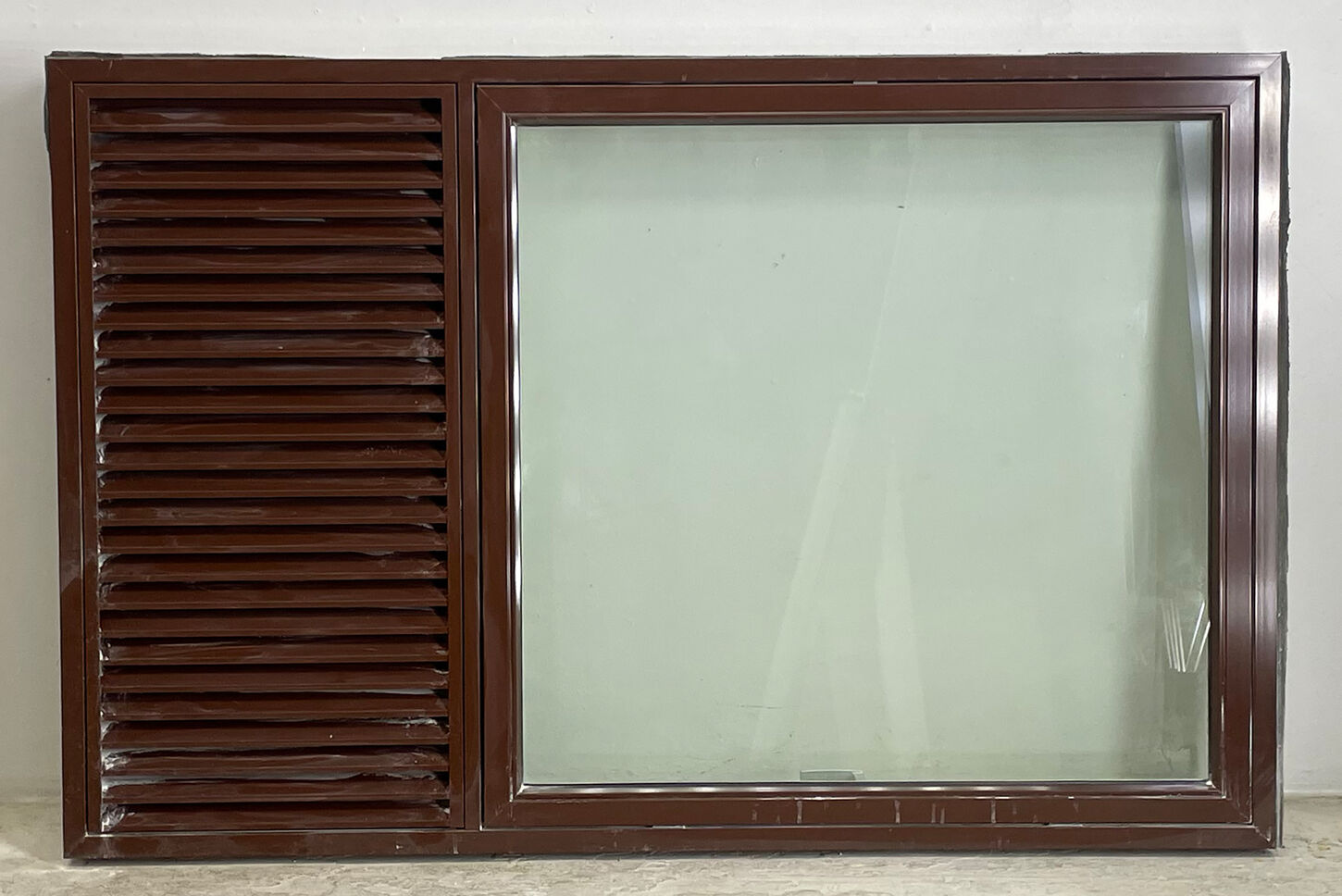 Termovindue med skodde