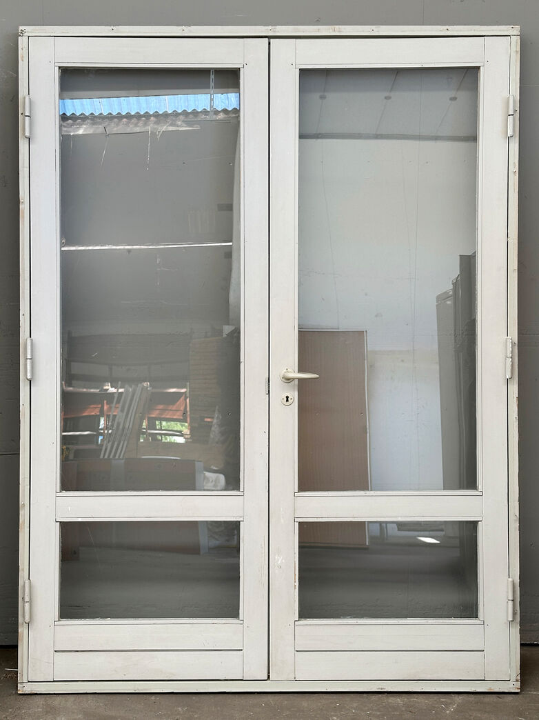 Dobbeltdør med glas og karm hh
