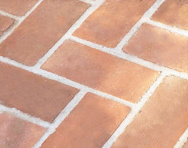 Røde rektangulære gulvtegl - 12 x 25 cm Røde rektangulære gulvtegl - 12 x 25 cm