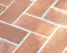 Røde rektangulære gulvtegl - 12 x 25 cm Røde rektangulære gulvtegl - 12 x 25 cm