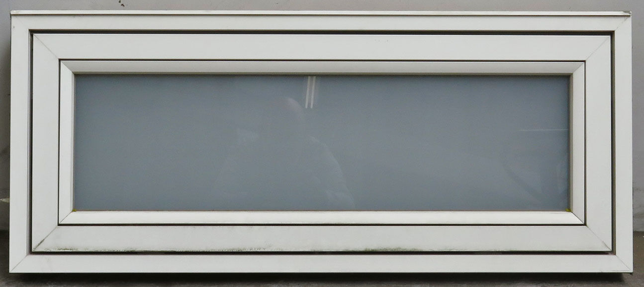 Termovindue med satineret glas - 107 cm