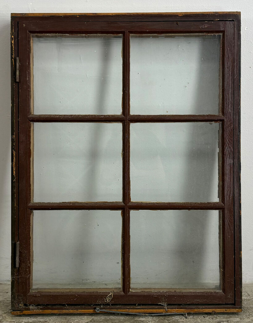 Sprossevindue med koblet ramme