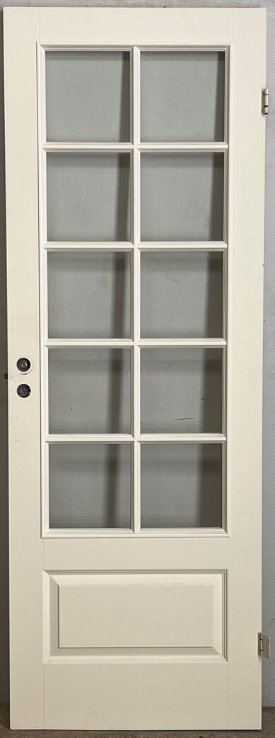 Fyldningsdør med glas og sprosser