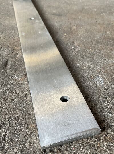 Bundstykke- stål- rustfrit 1620 mm