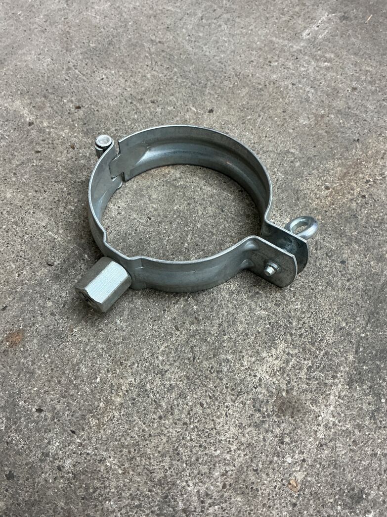 Rørholder alu/zink Ø 85 mm