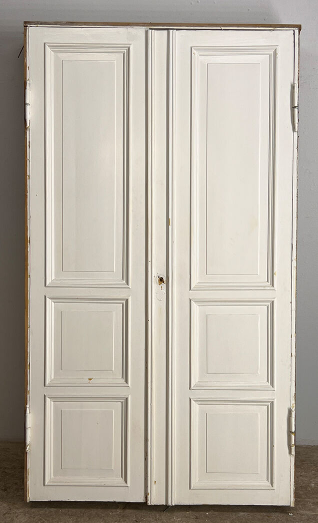 Dobbelt fyldningsdør med karm