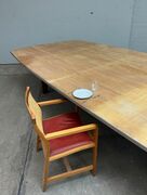 20 personers mahognifineret bord.