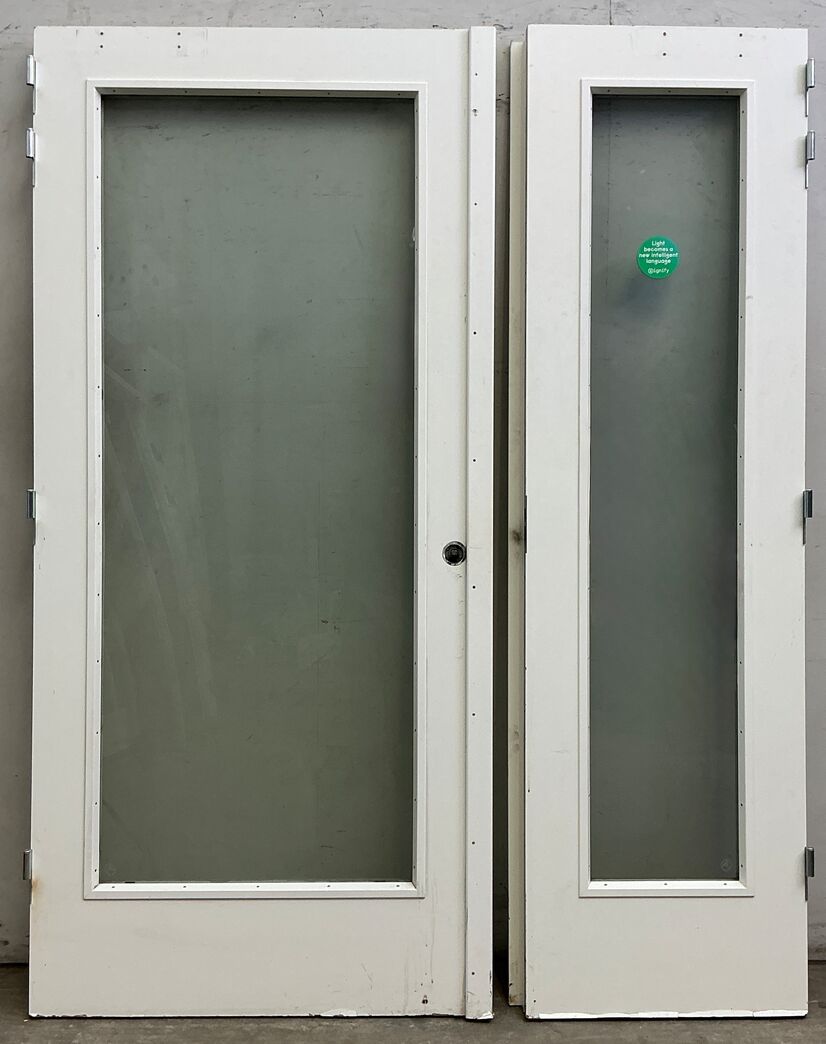 BD60 M16 dobbeltdør med glas u/karm