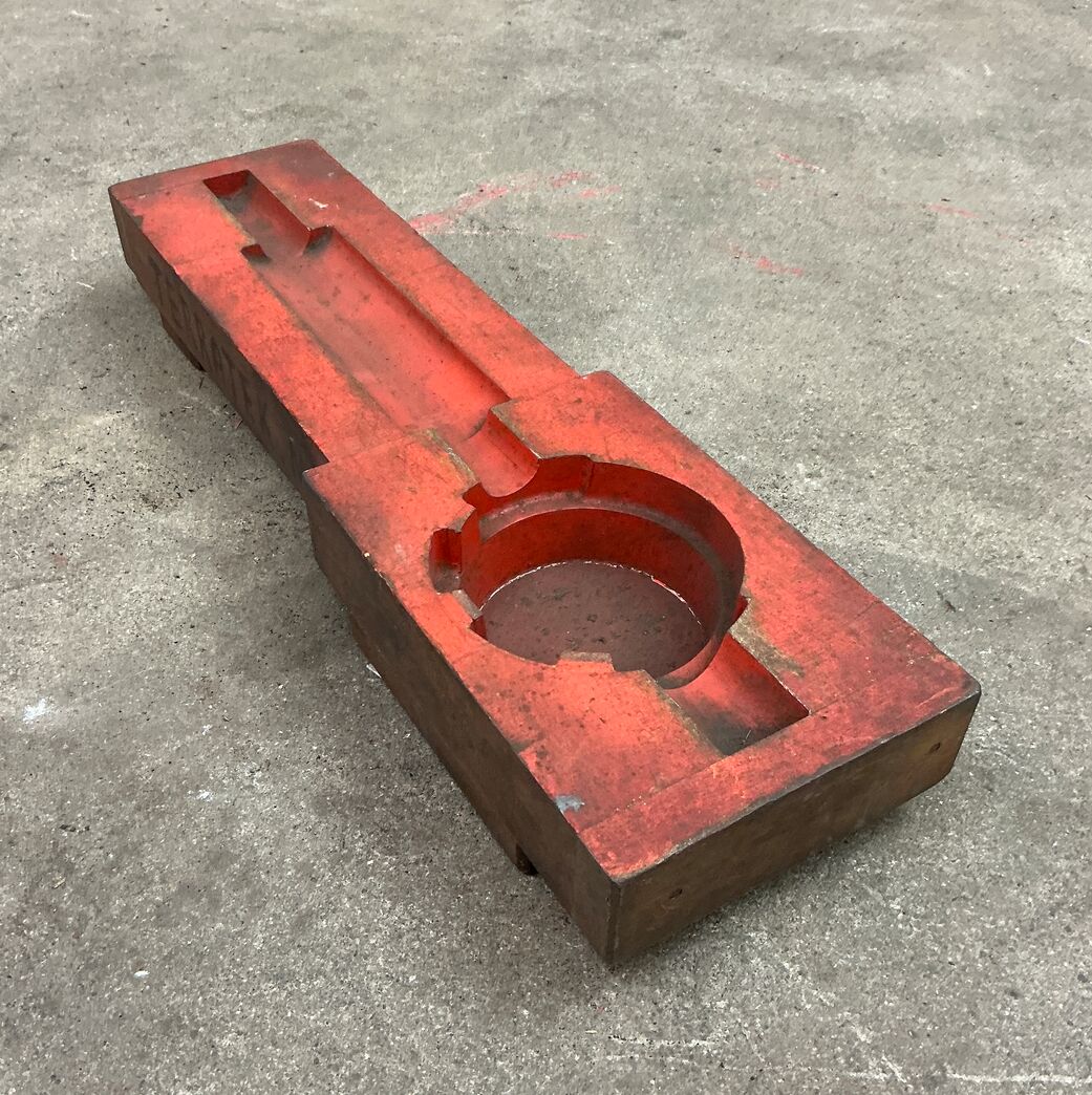 Støbeform fra Holbæk Jernstøberi