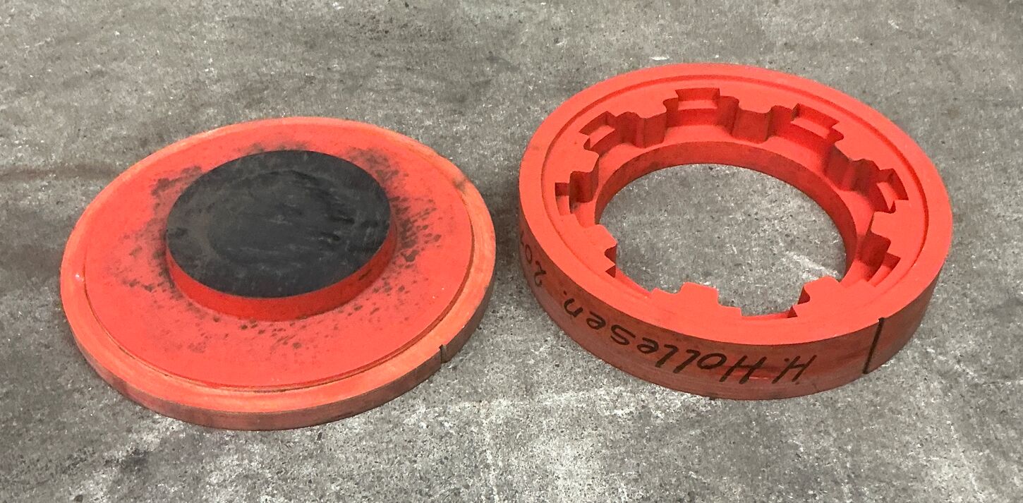 Støbeform fra Holbæk Jernstøberi