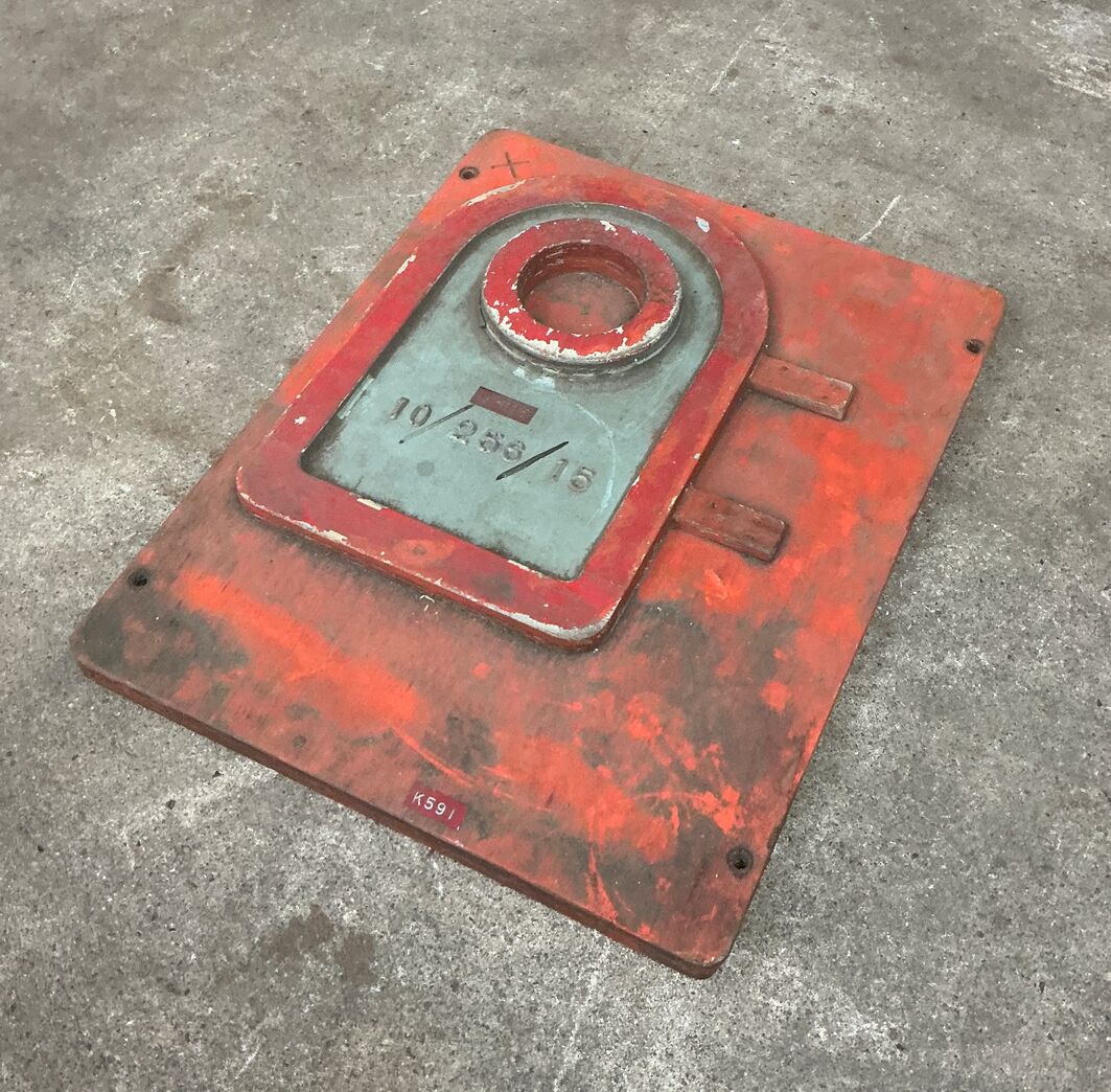 Støbeform fra Holbæk Jernstøberi