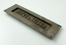 Brevsprække i messing