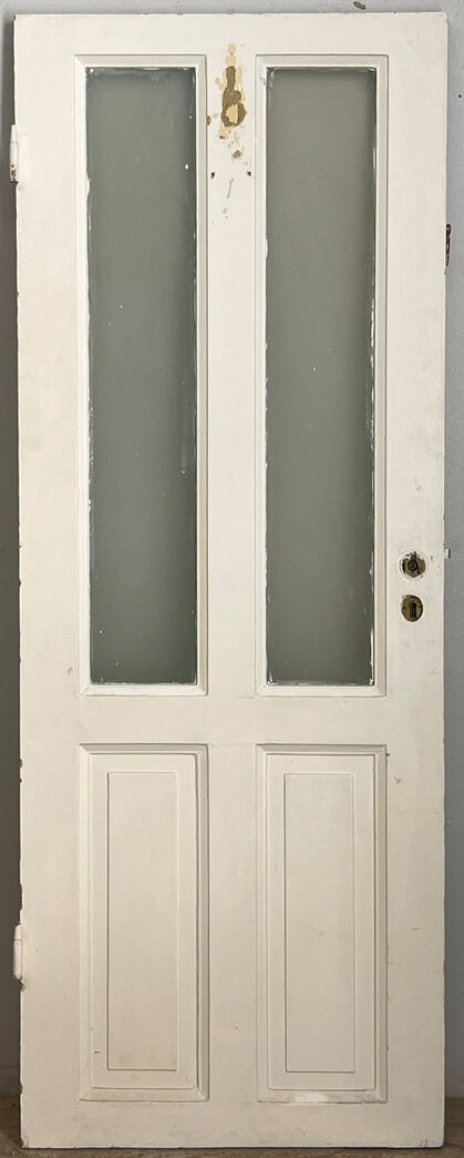 Fyldningsdør med matteret glas