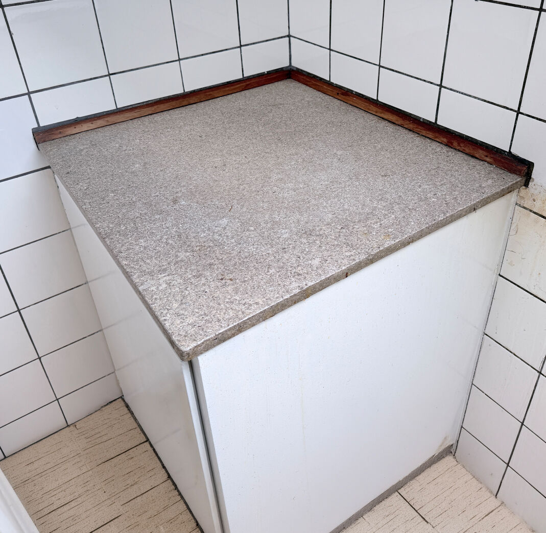 Terrazzoplade fra 60'er køkken 62,2x62,2cm