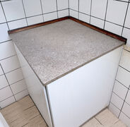Terrazzoplade fra 60'er køkken 62,2x62,2cm