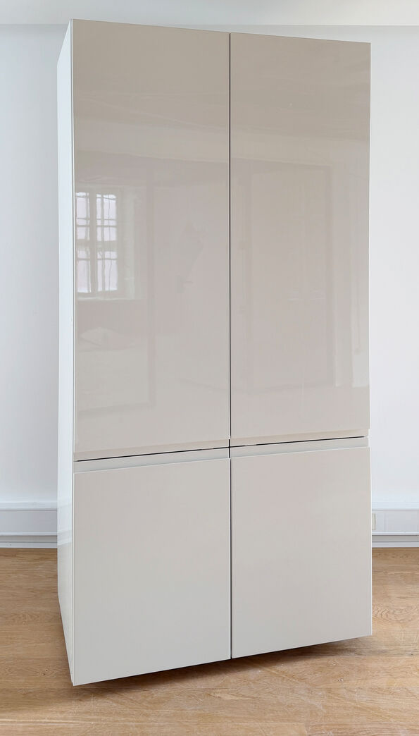 HTH klædeskab med 1 hylder/bøjlestang 100X211x56,5cm