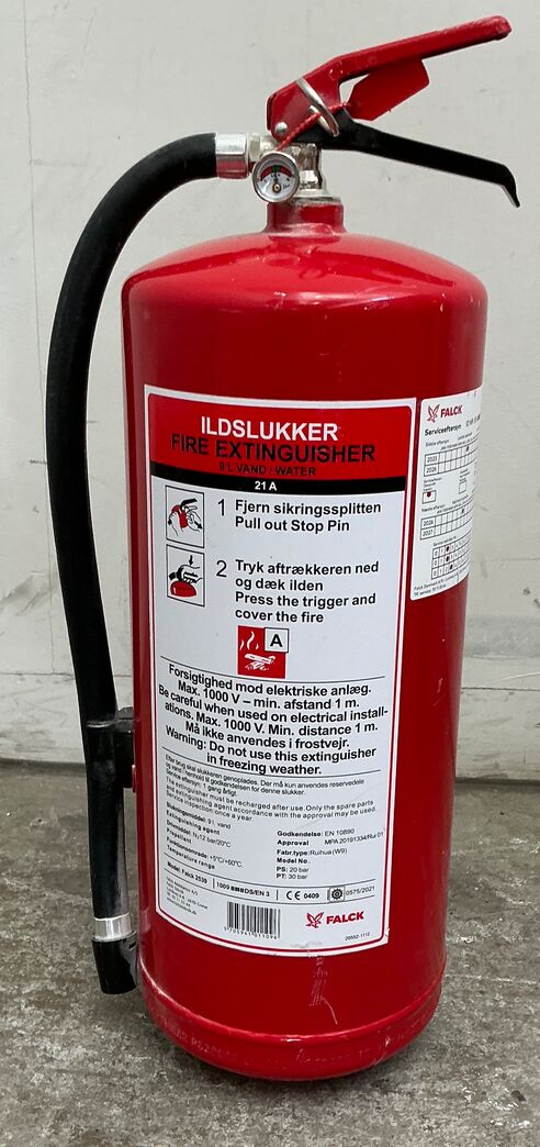 Ildslukker - Vand 9L