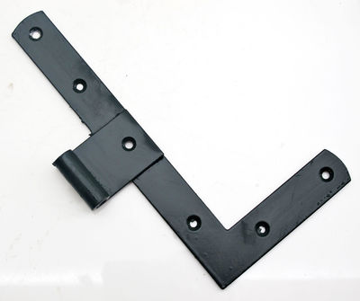 Vinkelhængsel - 88 mm Portgrøn