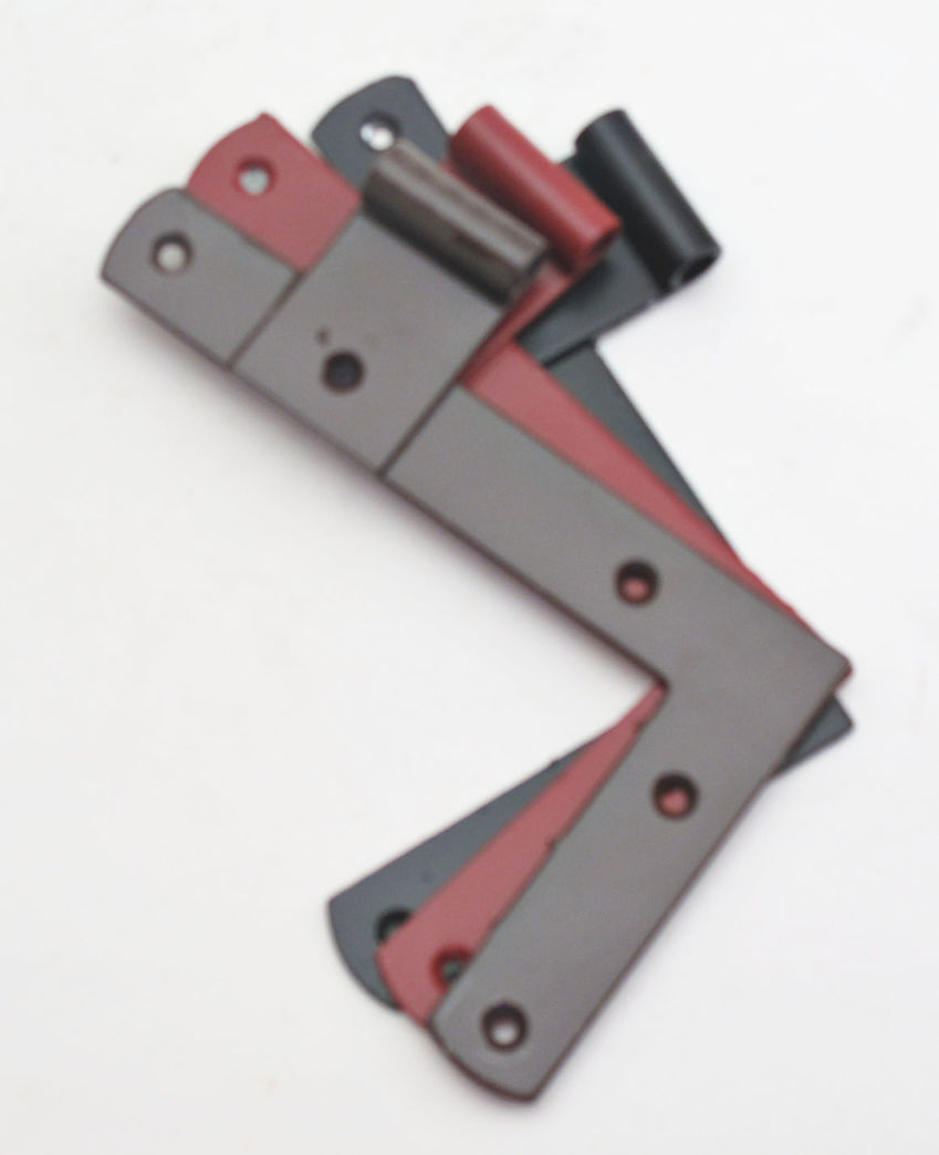 Vinkelhængsel - 98 mm. Ass. farver