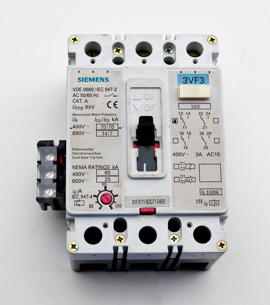 Siemens Effektafbryder 3-pol 100A