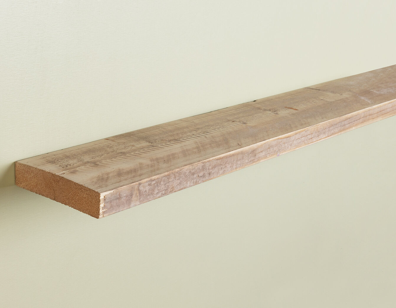 Hylde af opskåret stilladsbræt - 1 meter
